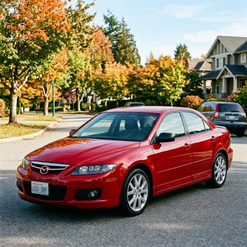 Red Mazda 6